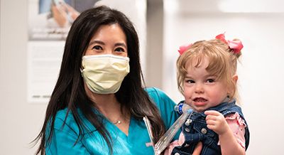 Pediatric pulmonology patient Everly