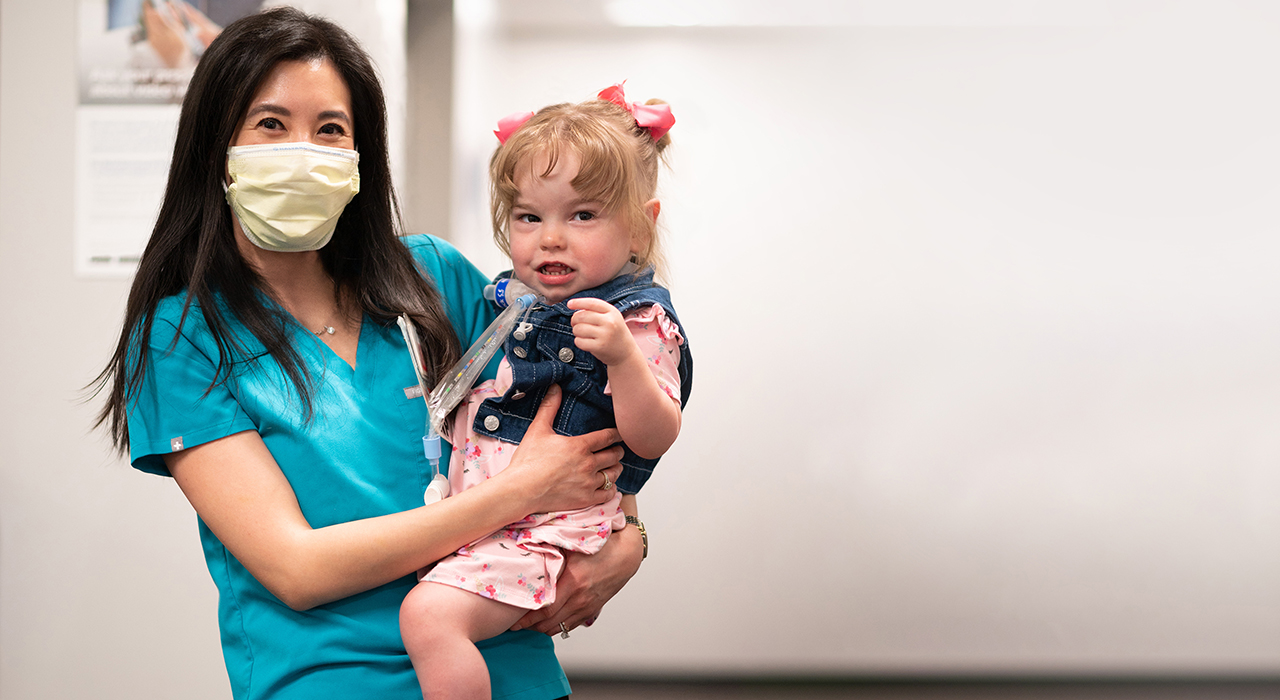 Pediatric pulmonology patient Everly