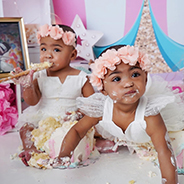 Neonatology patients Nylah and Nova