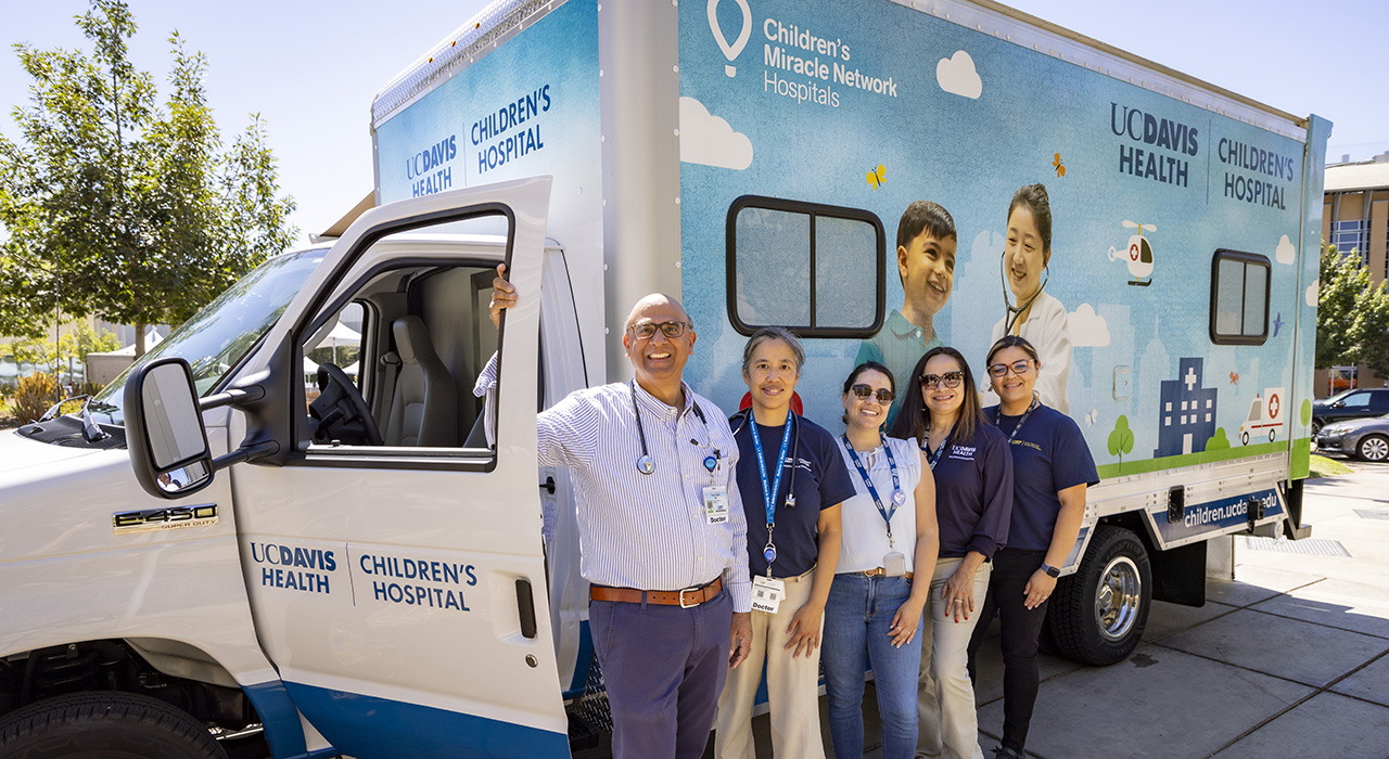 UC Davis Children's Hospital mobile clinic