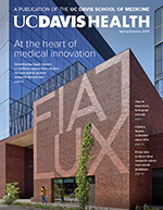 Current cover of UC Davis Health Magazine