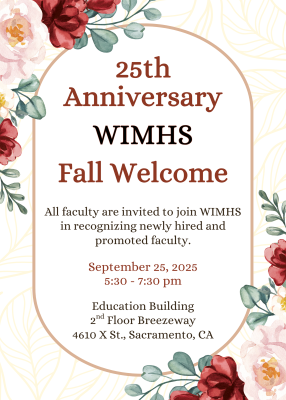 WIMHS Fall Welcome