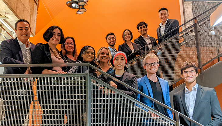 Photo of 10 DHIP interns and CoLab leaders
