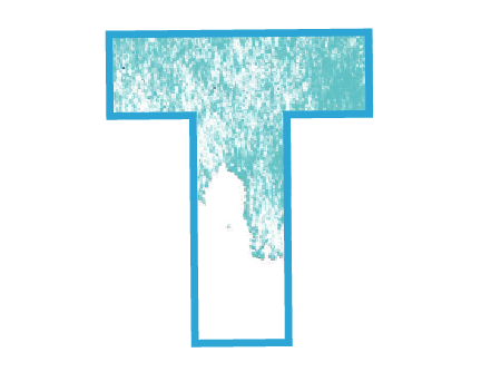 The letter T