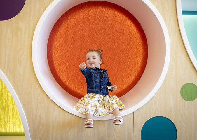 Pediatric surgery patient Ellie