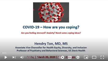 Coping with COVID (C) UC Regents. All rights reserved.