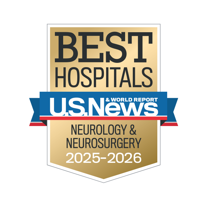 US News & World Report neurology and neuro surgery badge