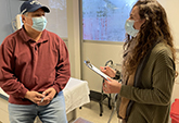 Clinical trial participant