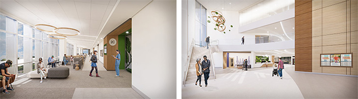 Interior renderings