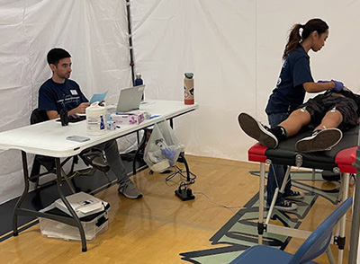 Young person receives heart screening