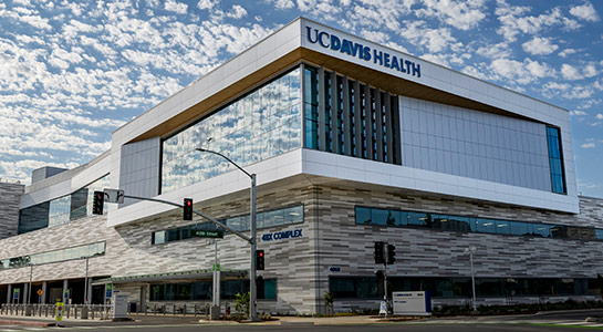 Exterior of the UC Davis Health 48X Outpatient Surgery Center at 48th and X Streets in Sacramento