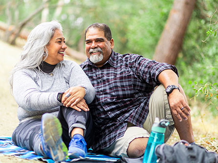 couple having a picnic