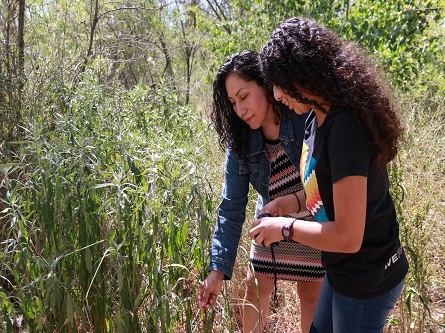 two people together in field