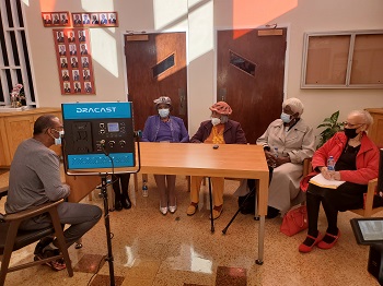 interviews with local community members