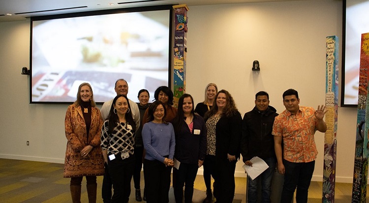 MIND Inst. Staff and Community Members at our Peace Pole event.