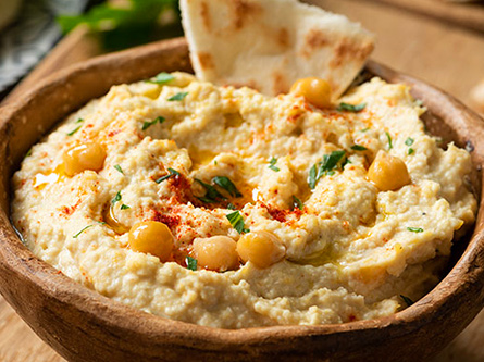 bowl of hummus