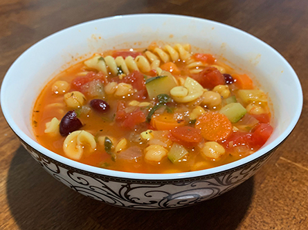 Minestrone soup