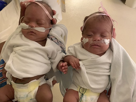 Twins Nova and Nylah