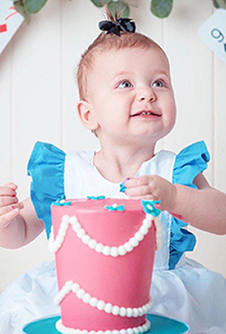 Odette on her birthday.