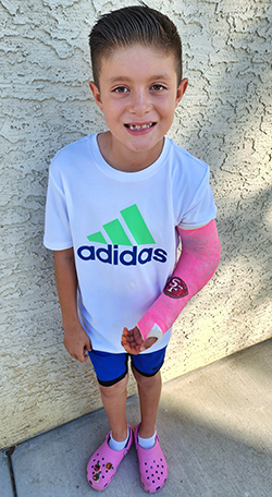 Pediatric ER patient.
