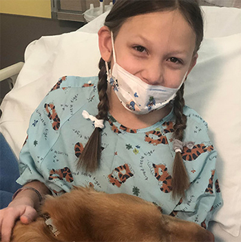 Sydney in the hospital
