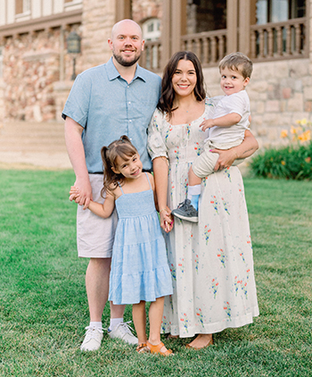 Leo and his family.