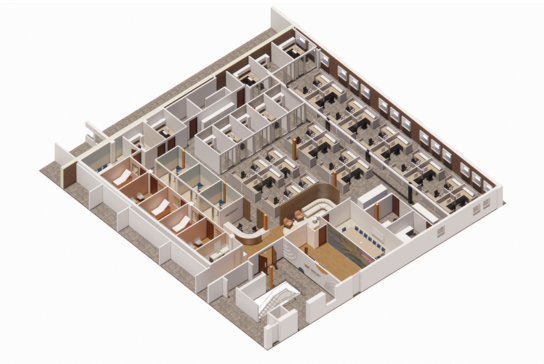 Rendering layout of Alzheimer’s Disease Research Center