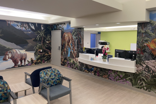 Cadillac Drive Pediatric Heart Center reception