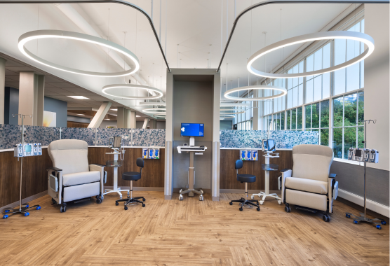 Infusion chairs at C Street Clinic