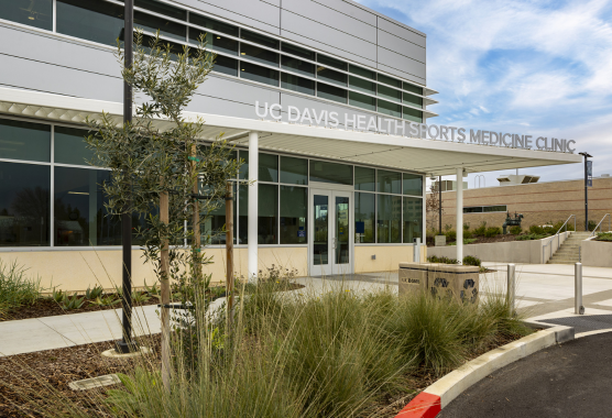 Exterior of UC Davis Edwards Family Athletics Center