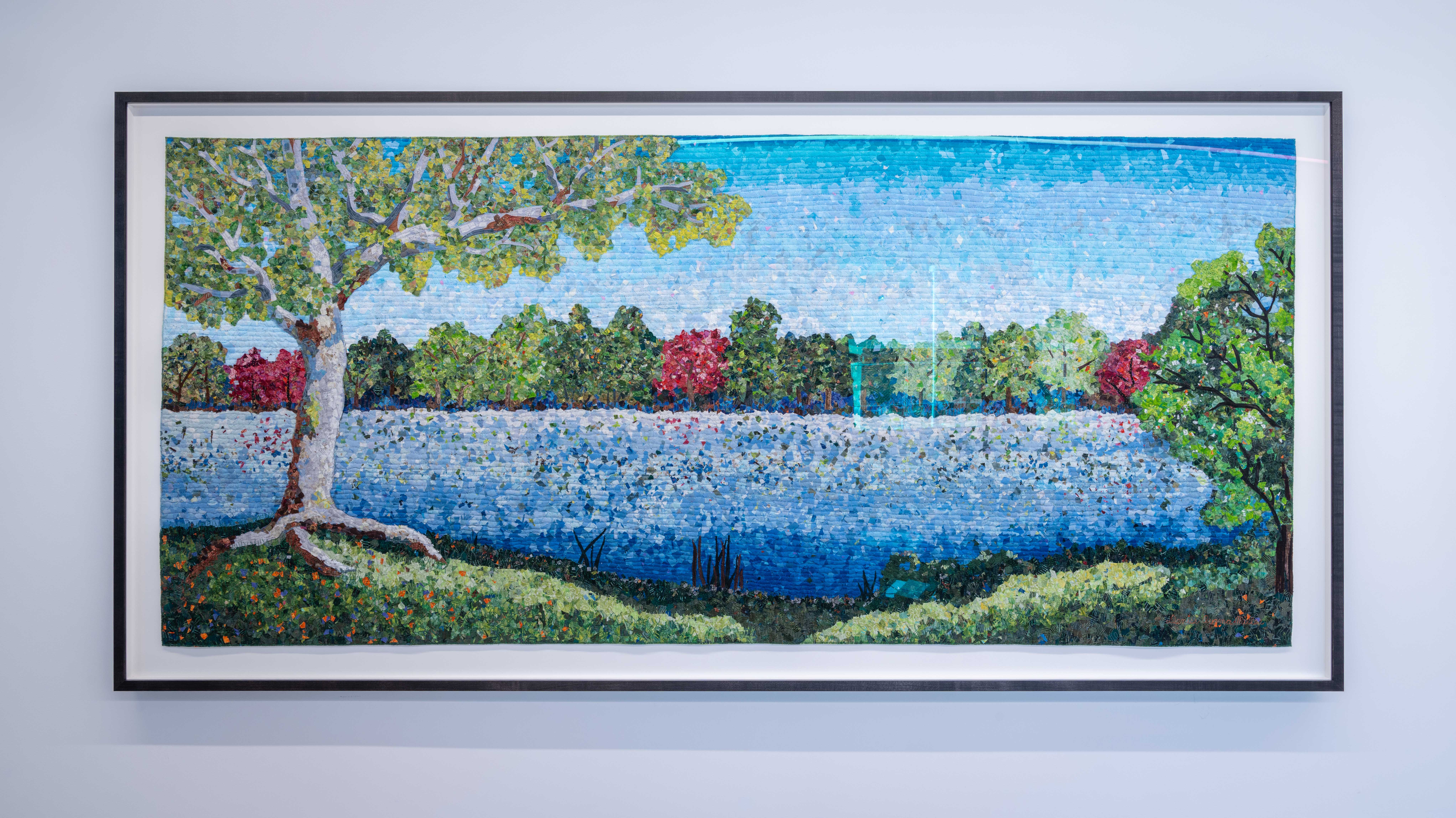 Springtime on the Sacramento River installation photo