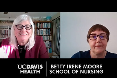 Heather M. Young and Janice Bell in video meeting