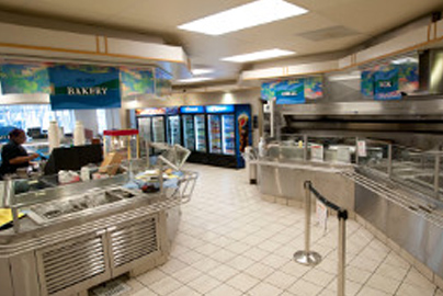 Interior of the Ellison Café