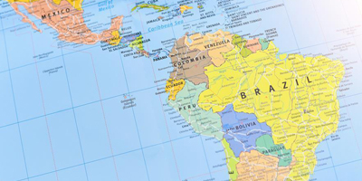 Map of Latin America