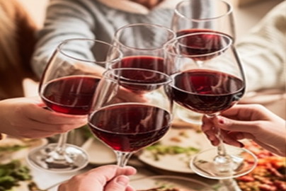 Toasting wine