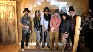 Residents working together in a mystery escape room