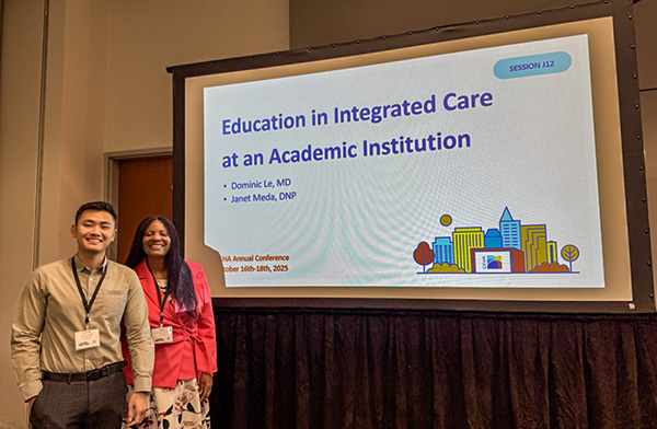 Janet Meda and Dominic Le