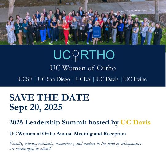 Women of Ortho Save The Date 2025