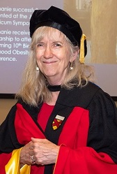 laurel beckett in stanford regalia