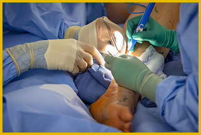 Surgeon hands