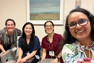 Psychiatry trainees with Dr. Singh