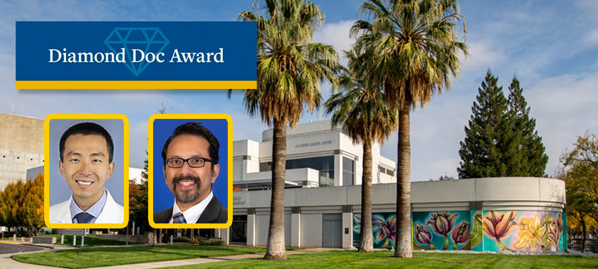 Diamond Doc award recipients, Shyam Rao and Xiao (Jason) Zhao