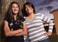 Yaya and Nina Garcia. Copyright 2010 UC Regents.